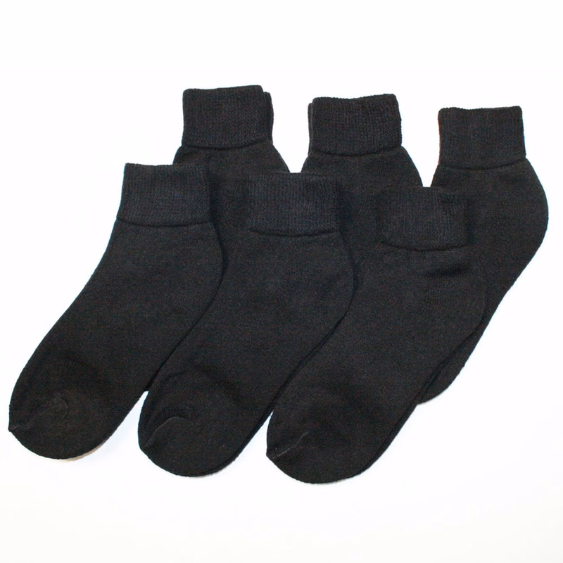 Adult Ankle Socks - Black