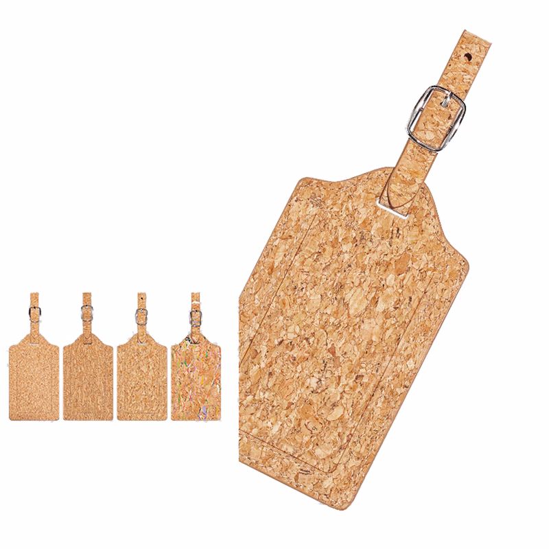 MOQ100 Cork Luggage Tag
