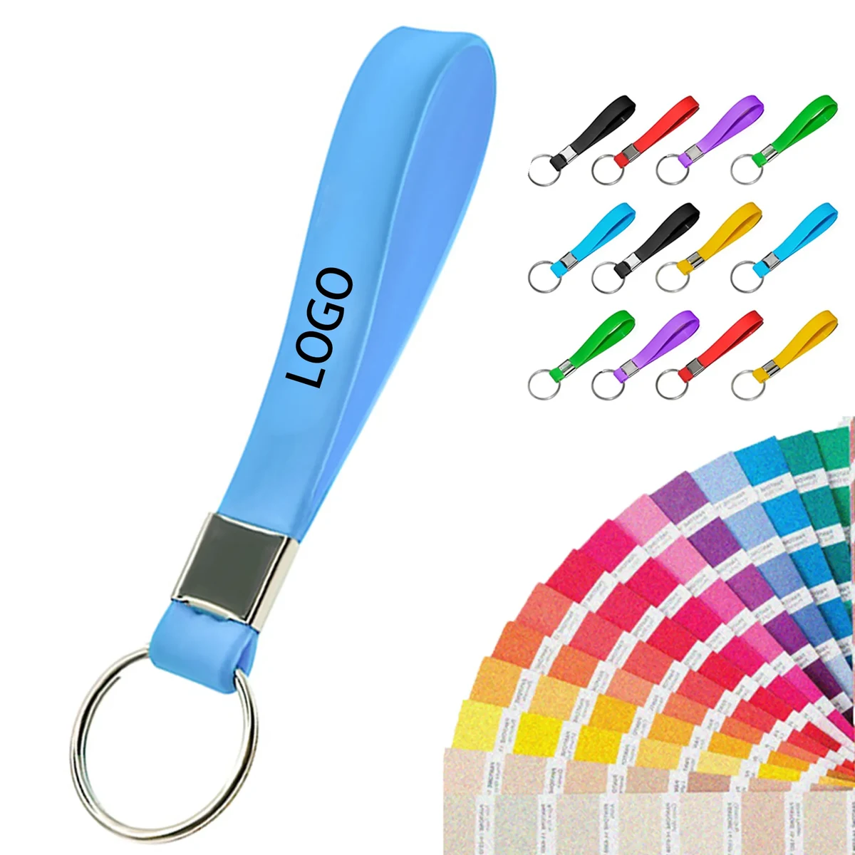 Silicone Keychain Wristband 1
