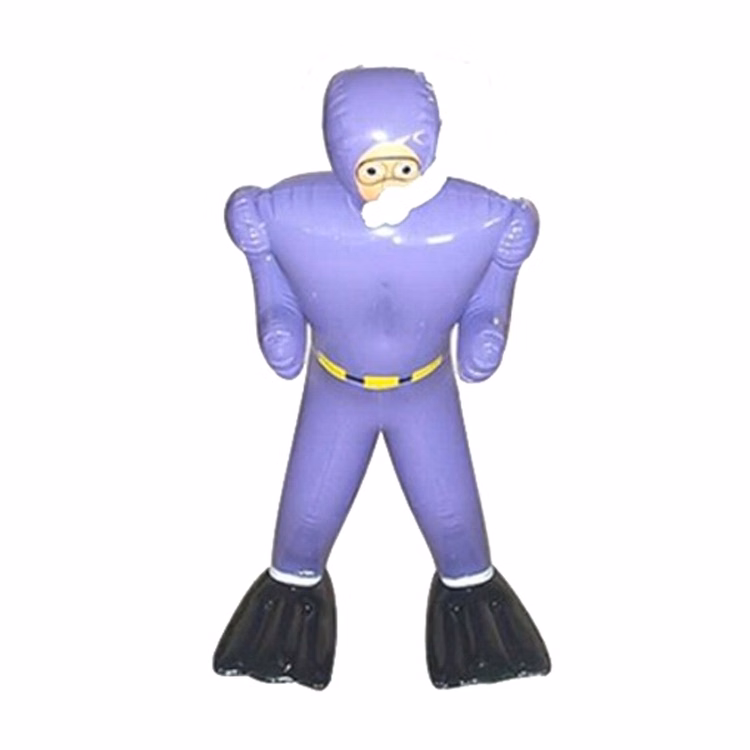 Air Sealed Balloon Inflatable in the Shape of Scuba Diver