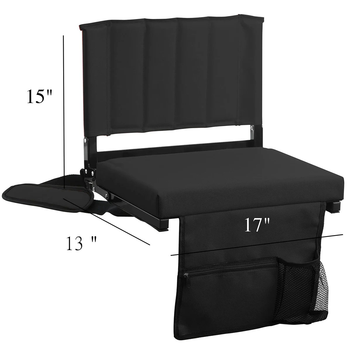 Oxford Foldable Stadium Seat with Back Support 1
