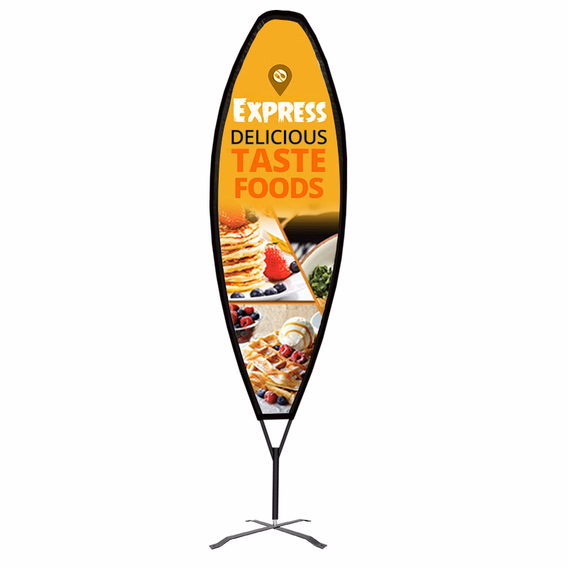 Bullet Flag™ - Printed Advertising Surfer Flag Banner, 12'