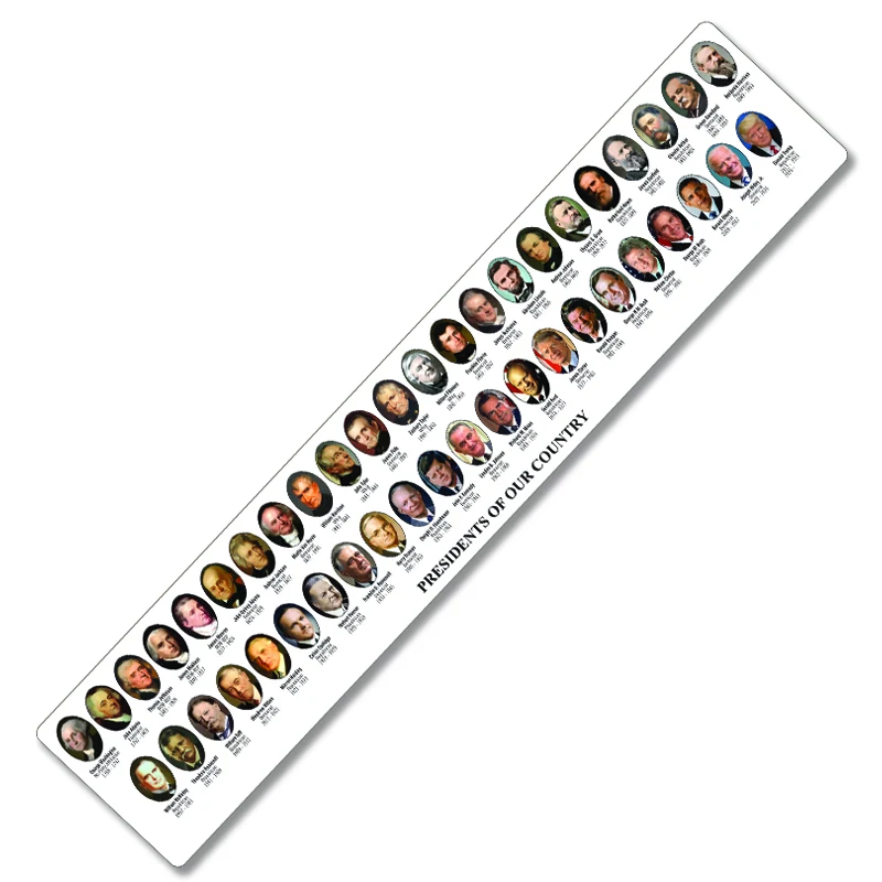 Ruler, 12" Presidents Wide 1