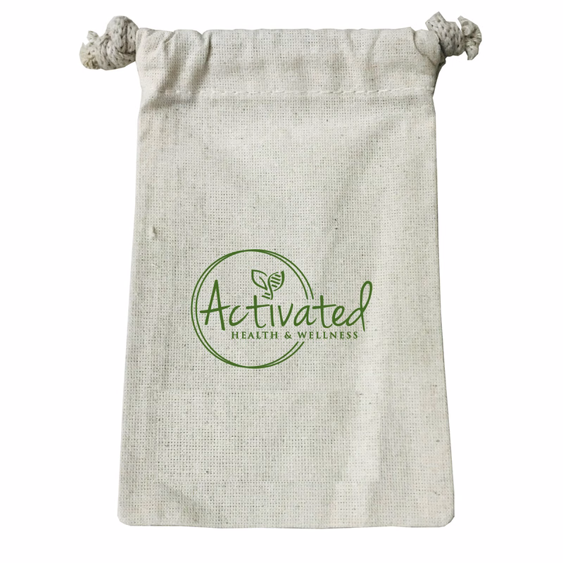 Cotton Drawstring Pouch (4" x 6")