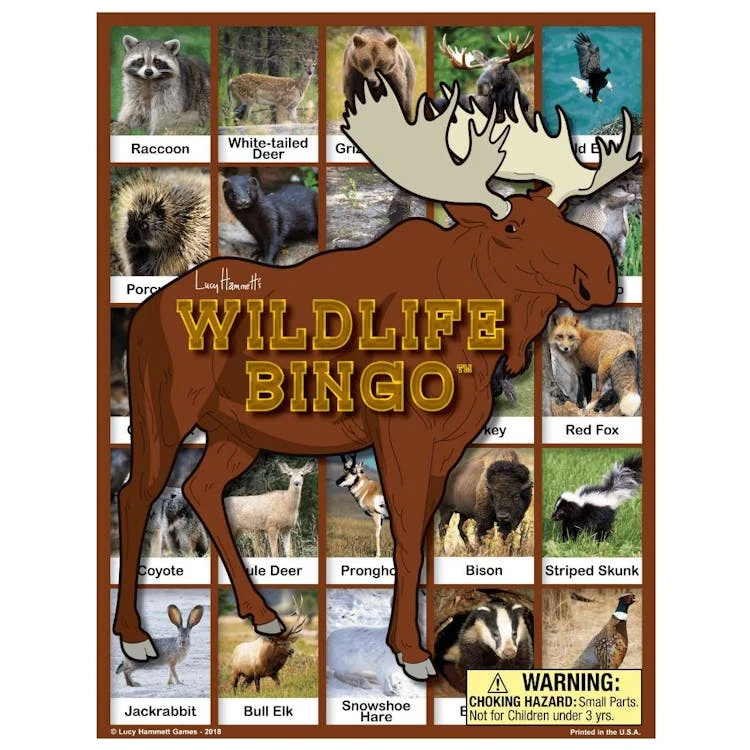 Wildlife Bingo Game 1