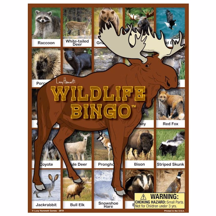 Wildlife Bingo Game