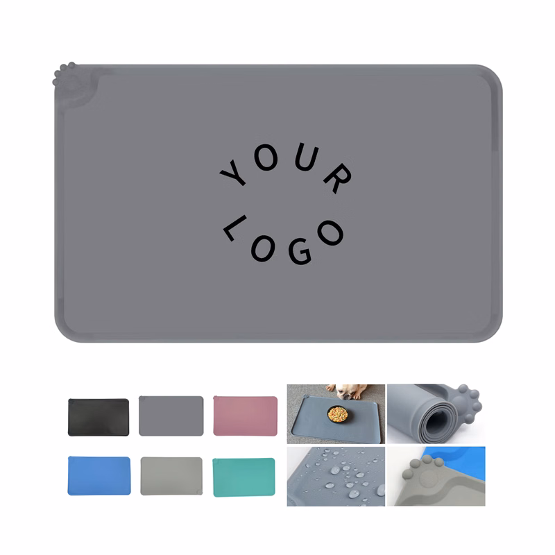 Non Toxic Silicone Pet Feeding Mat 18.9" Length x 11.8" Width