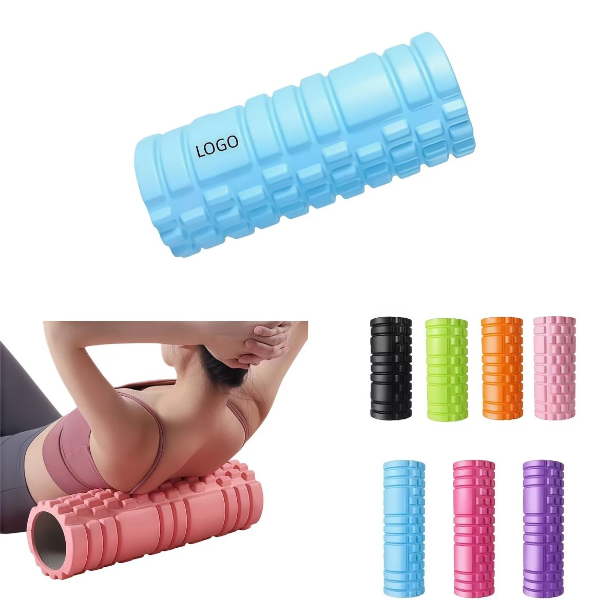 MOQ 10pcs Grid Foam Massage Roller 1