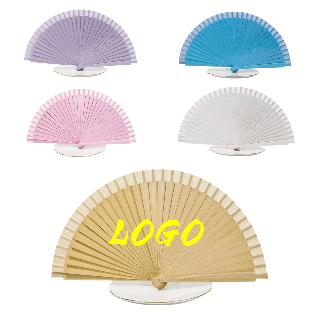 DIY Bamboo Decoration Folding Fans 1