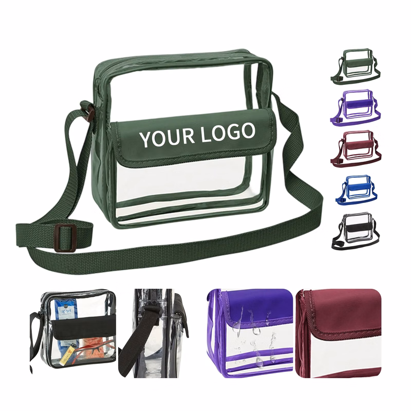 Single-Shoulder Crossbody Makeup Bag with Strap