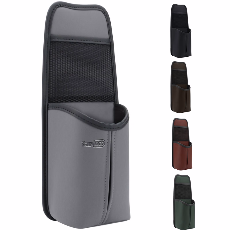leather Side car tissue hangging bag