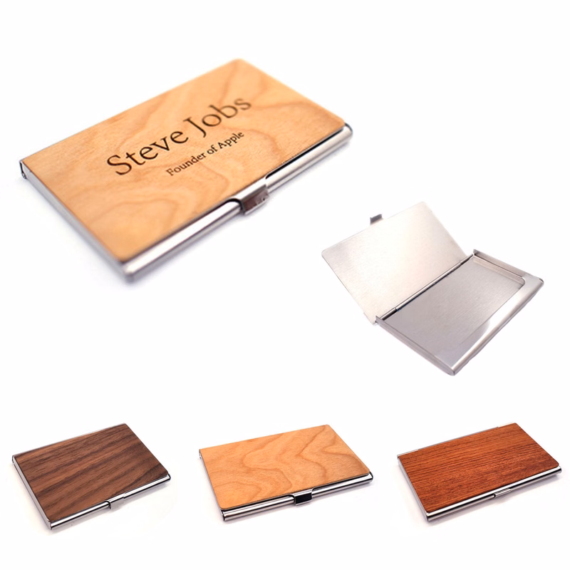 Luxury Wood Business Card Holder
