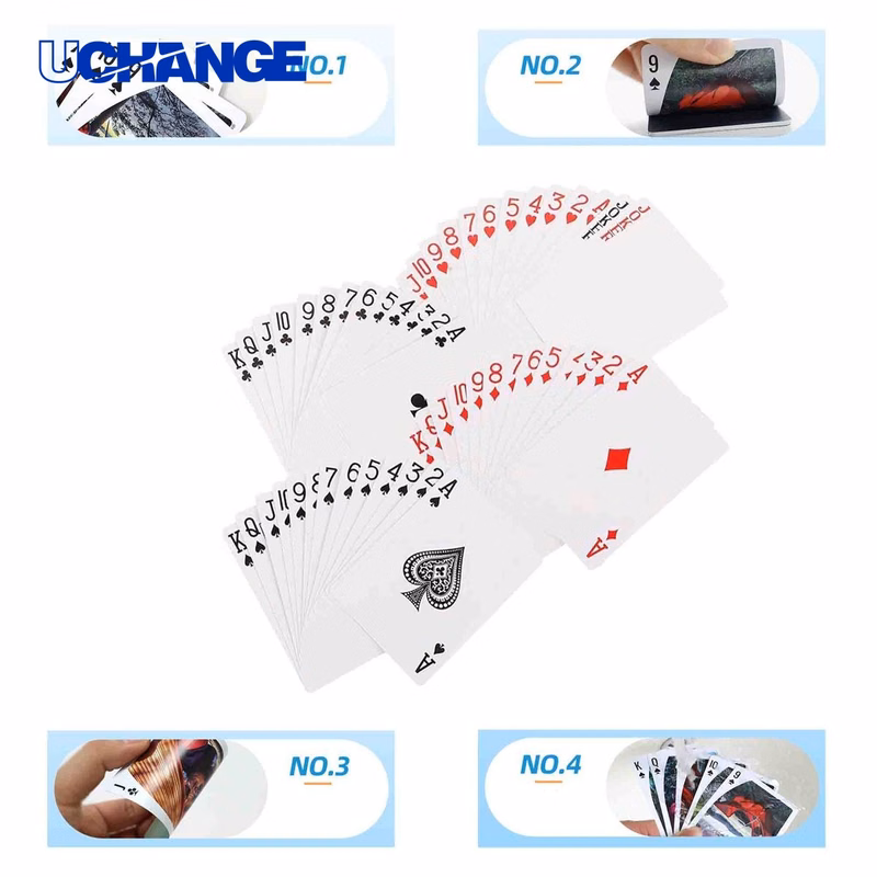 Luxury Gold Foil PVC Waterproof Playing Cards