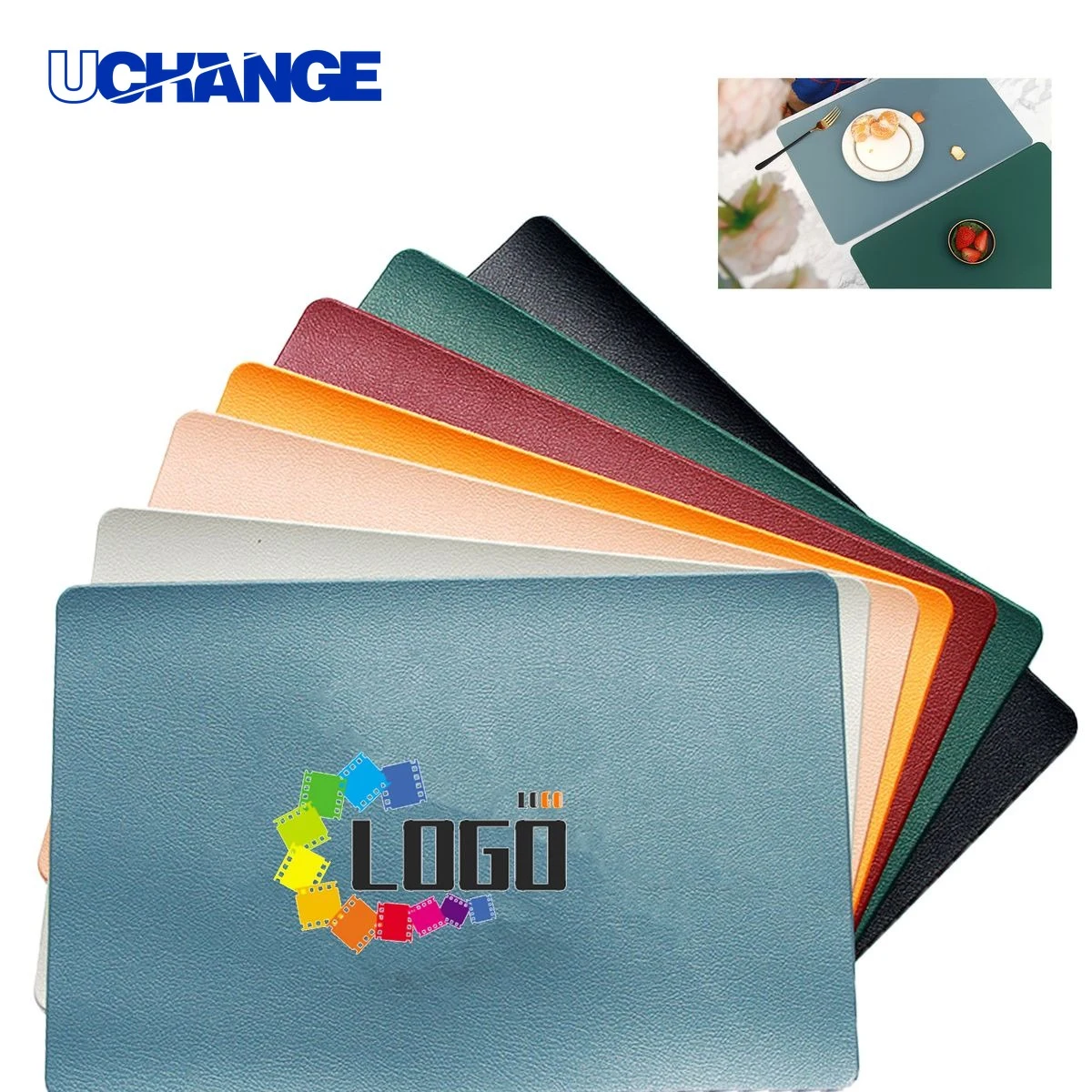 Non Slip Leather Table Mat for Dining and Home Use 1