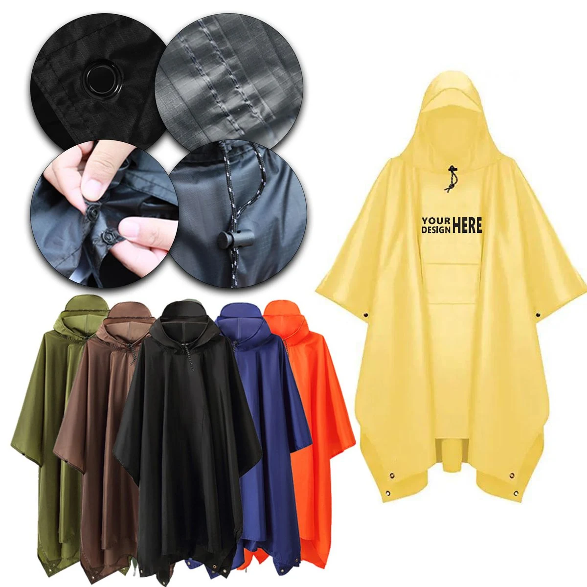Large Multi-Functional Outdoor Raincoat 1