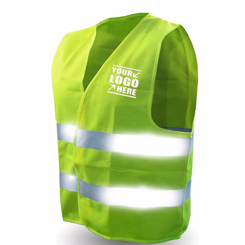 Safety Reflective Vest ULTRA HIGH VISIBILITY BRIGHT NEON