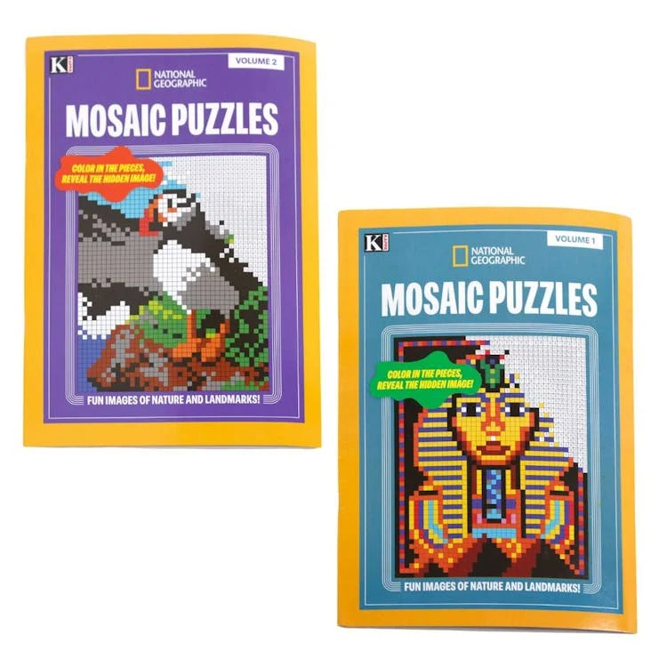 National Geographic Mosaic Puzzles - Two Titles 1