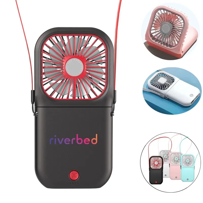 USB Rechargeable Handheld Portable Neck Fan 1