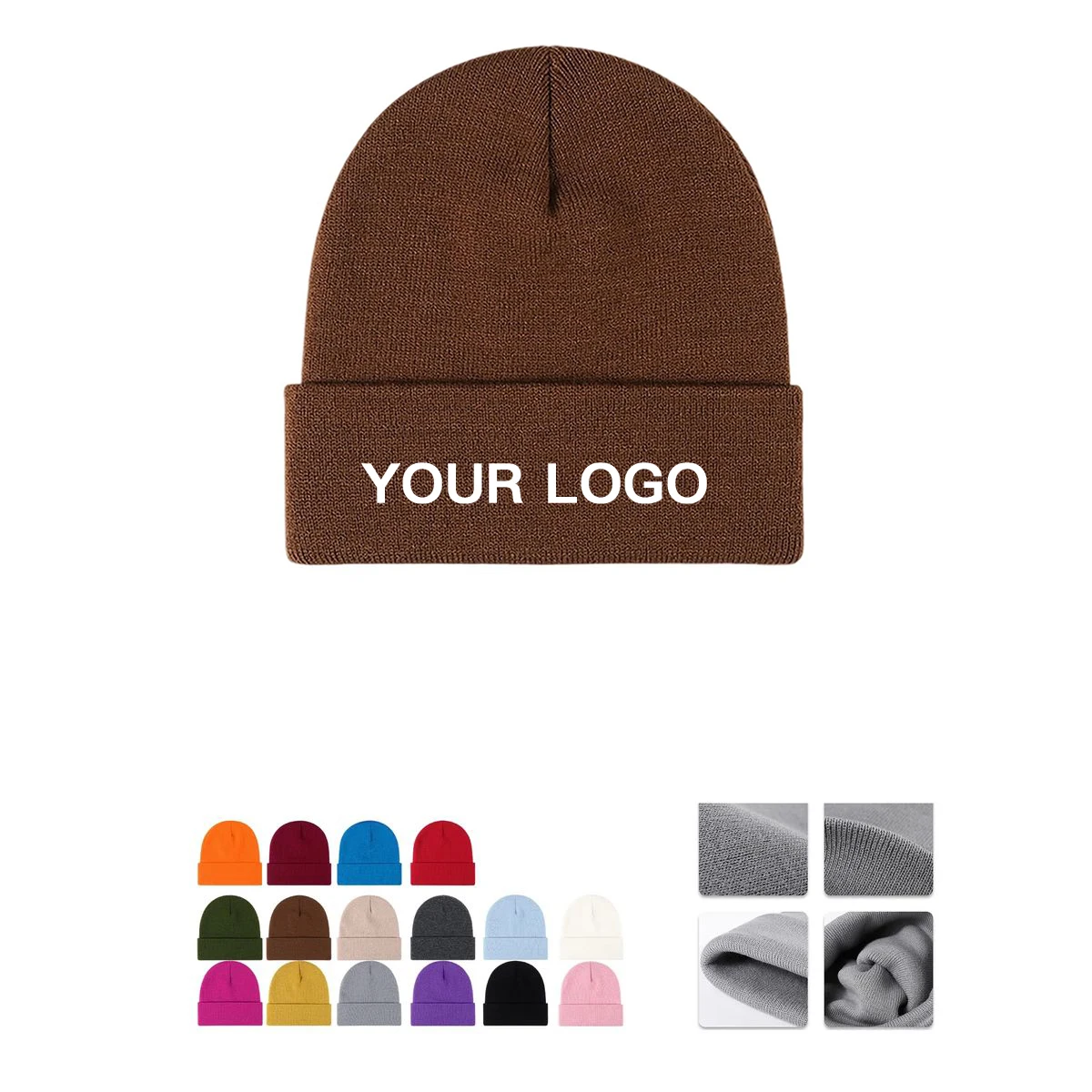Acrylic Winter Hat with Folded Edge 1