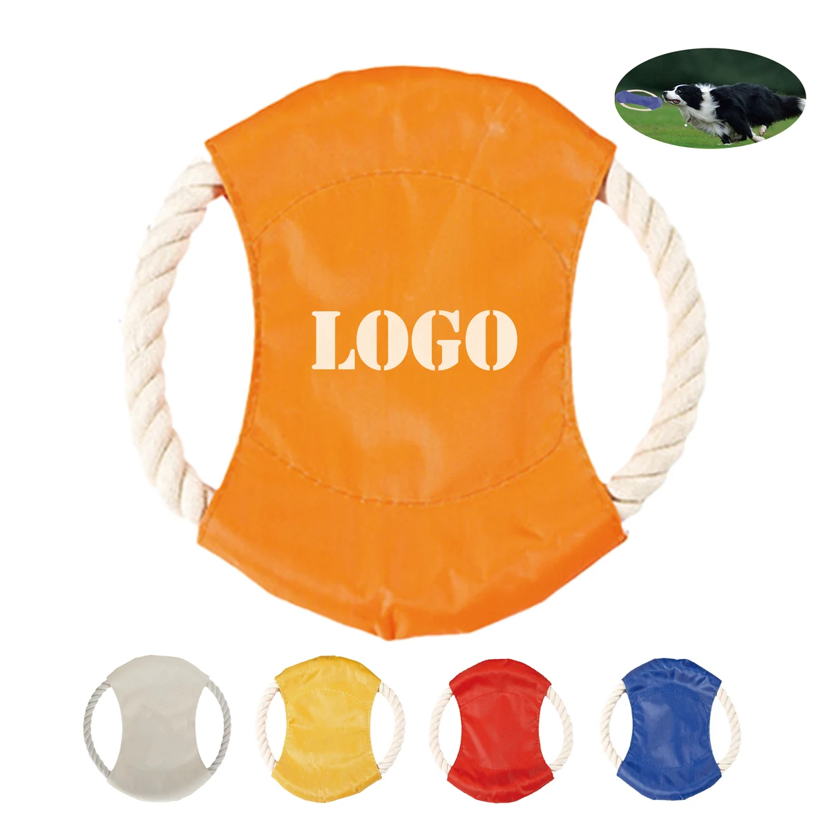 Cotton Rope Dog Flying Disc Outdoor Pet Training Saucer 1
