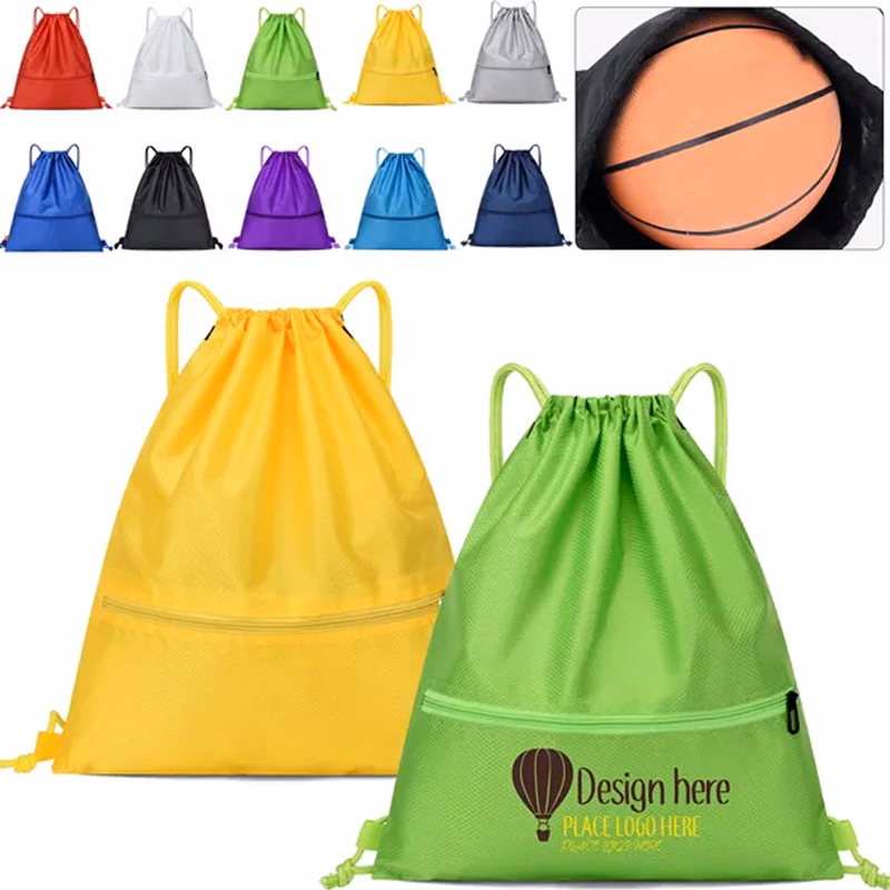 12-Color Basketball Oxford Drawstring Bag
