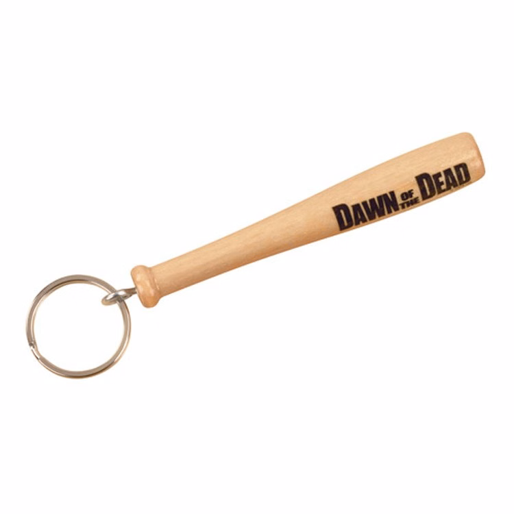 4" Baseball Bat Keyring with Imprint