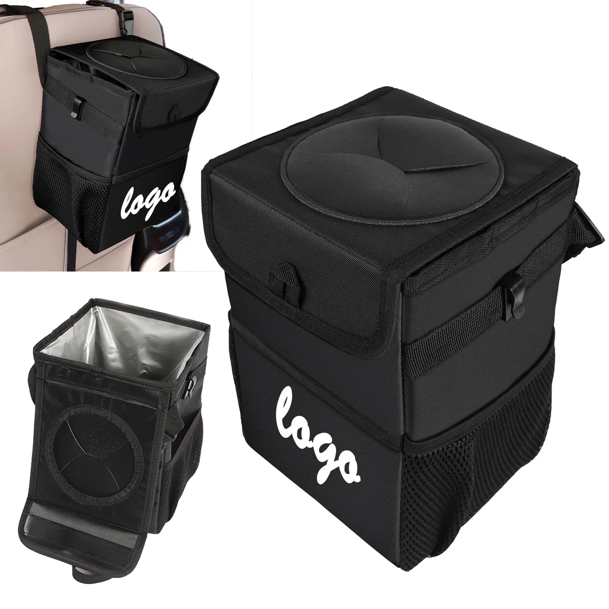 MOQ 30 Car Trash Can Multifunctional Foldable Storage Box 20 1