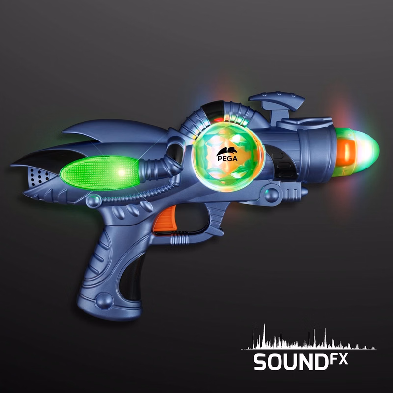 Space Sounds Light Up Gun Toy