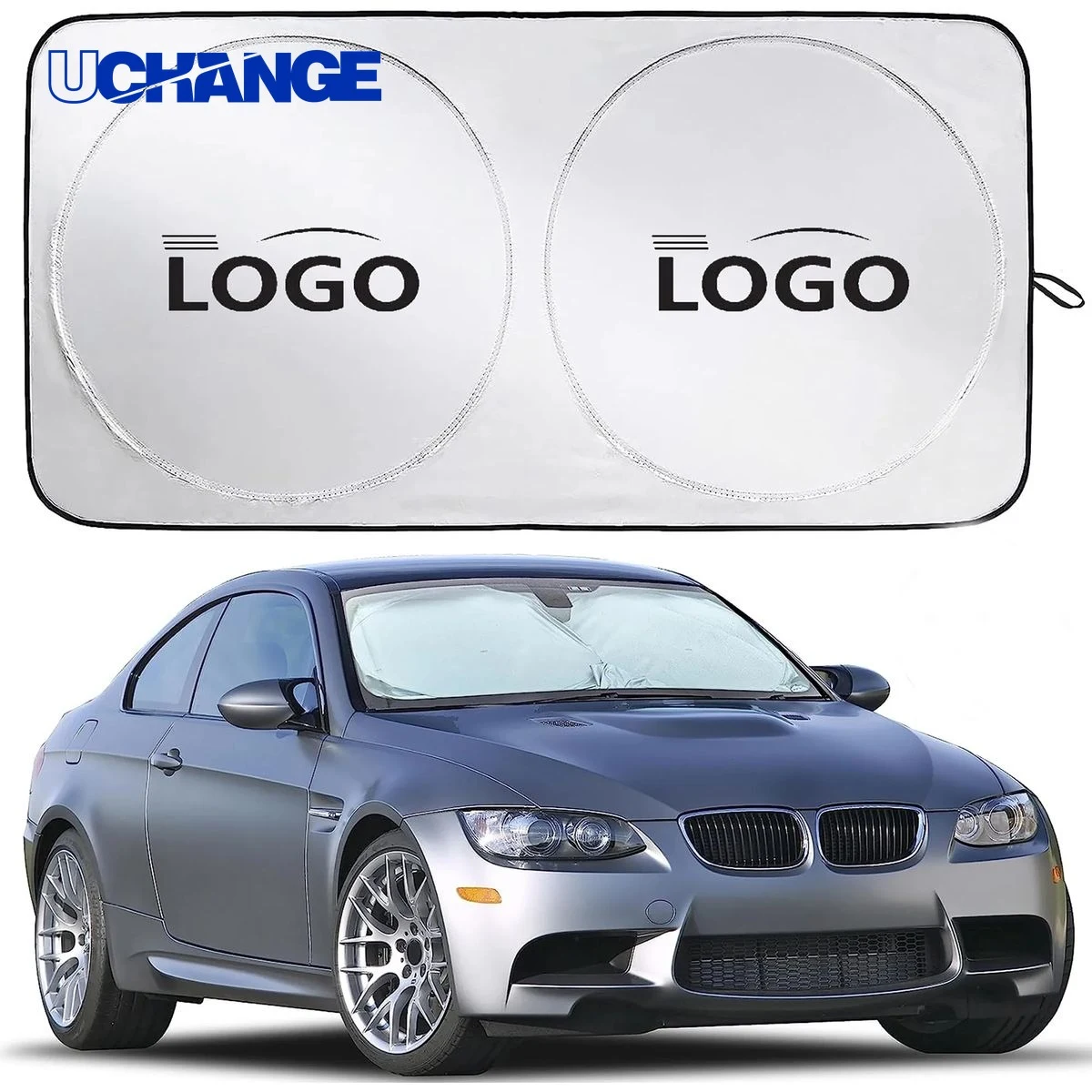 Double Ring Car Windshield Sunshade 1