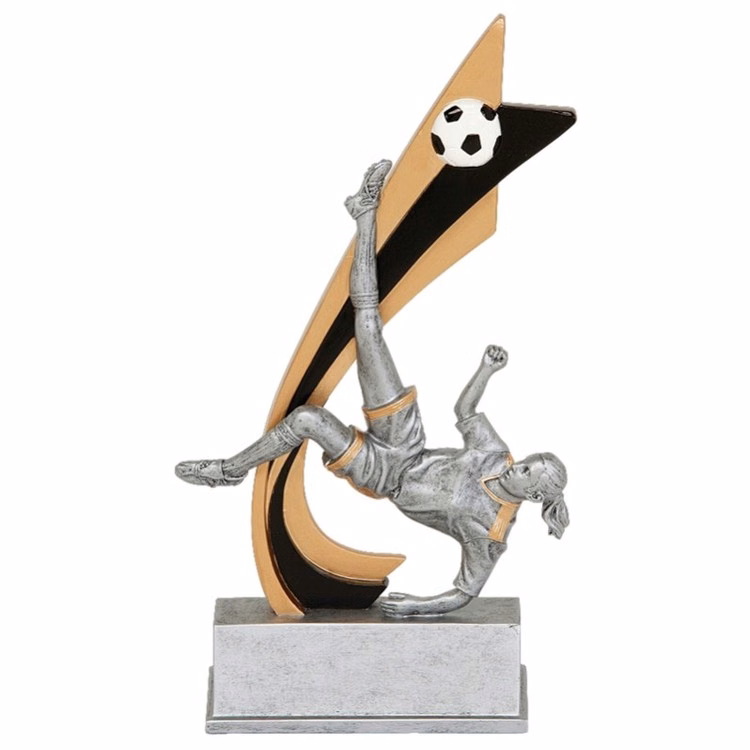 Soccer-Female Live Action Resin