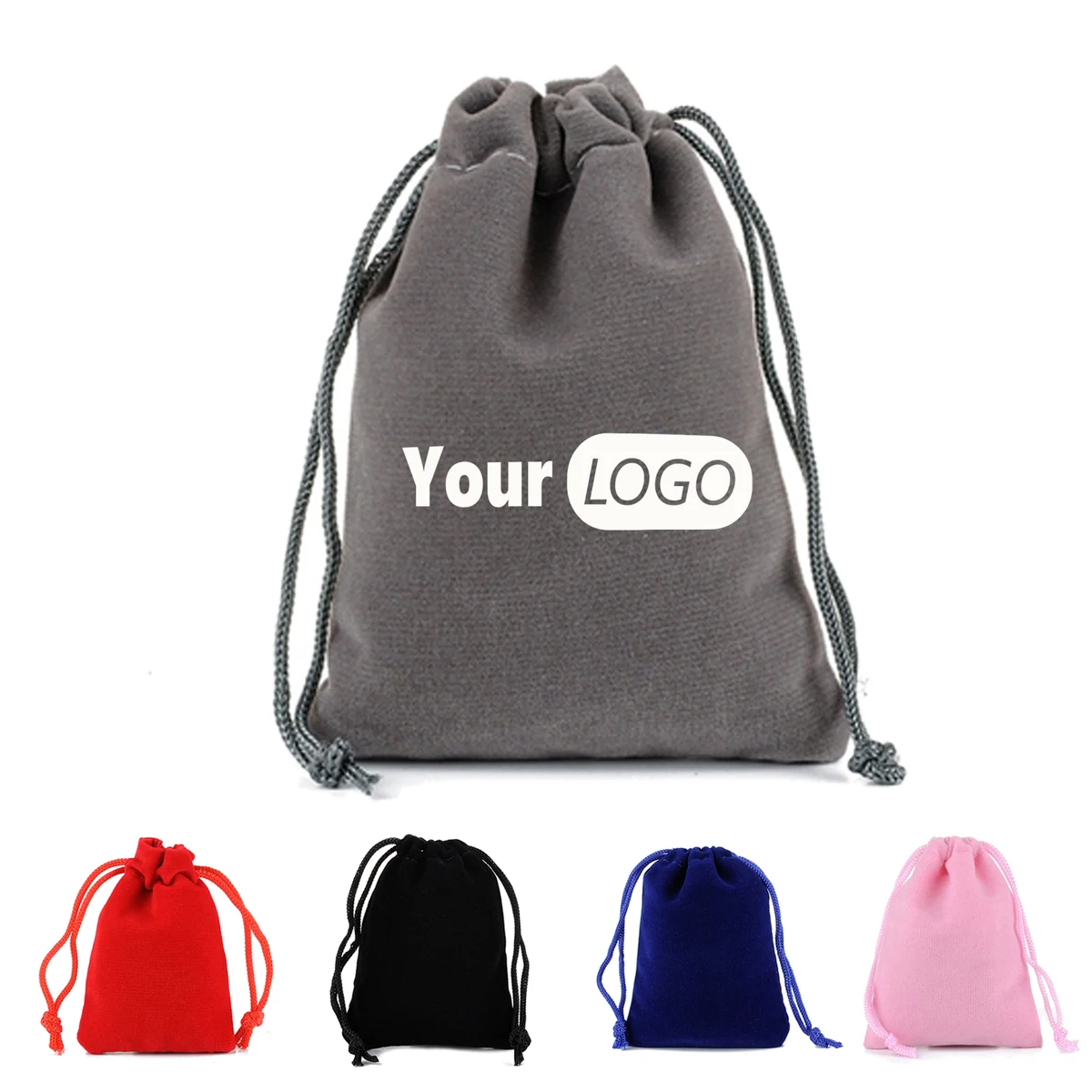 Velvet Gift Pouch With Drawstring 1
