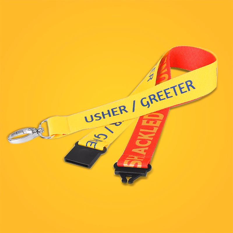1" Two-Tone Lanyards