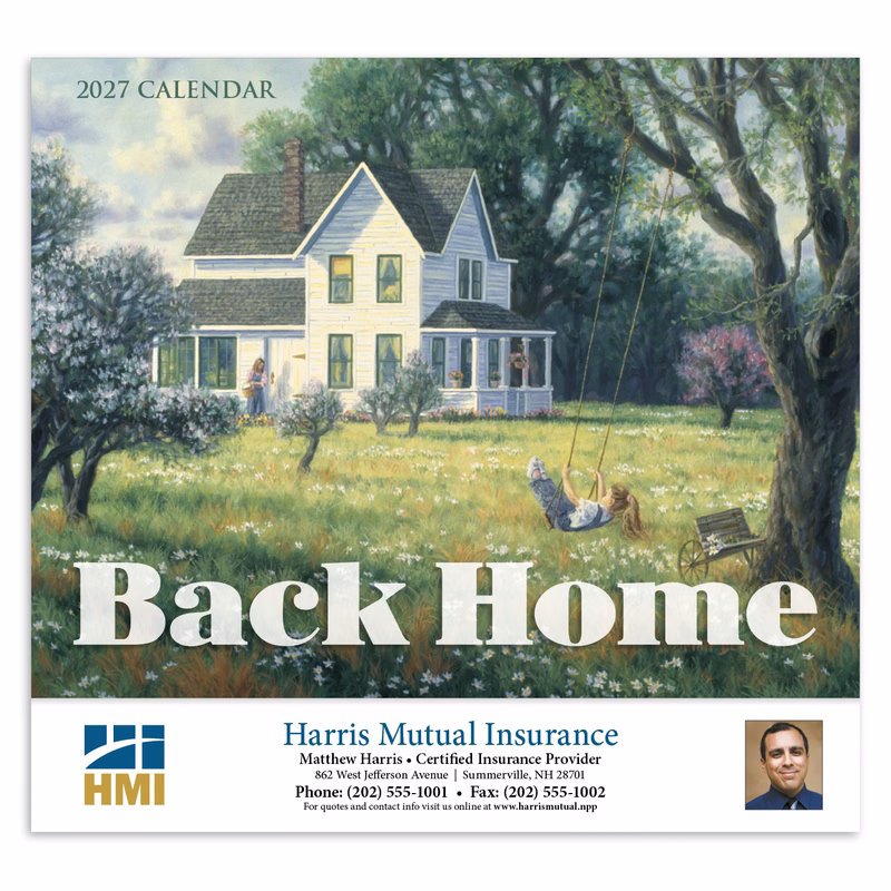 HotLine® Products Back Home Appointment Calendar - Stapled