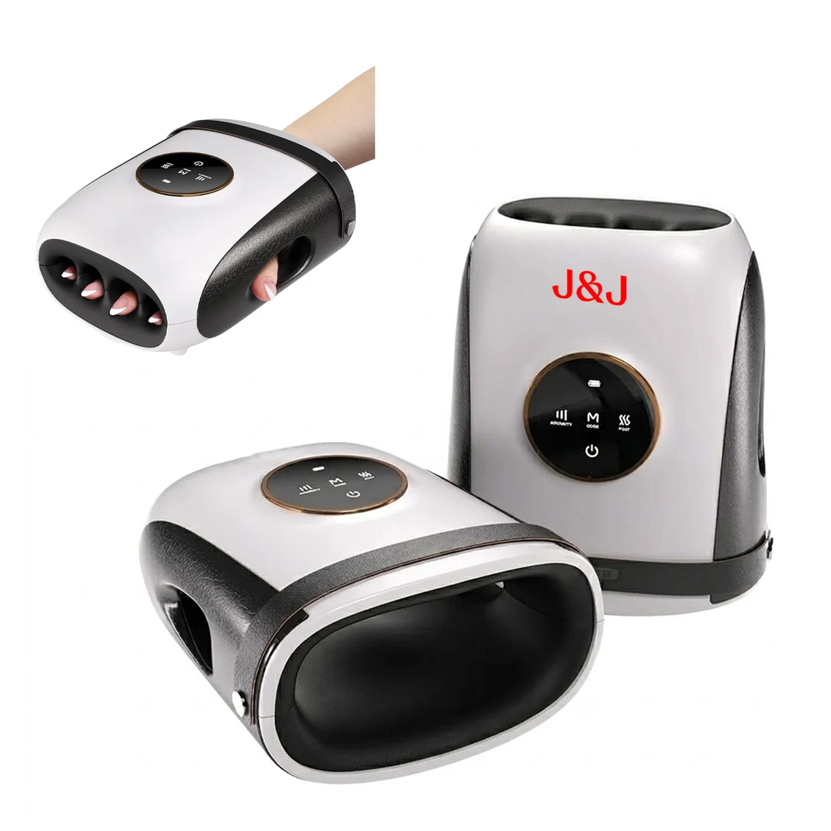 Cordless Heated Hand and Wrist Compression Massager 1