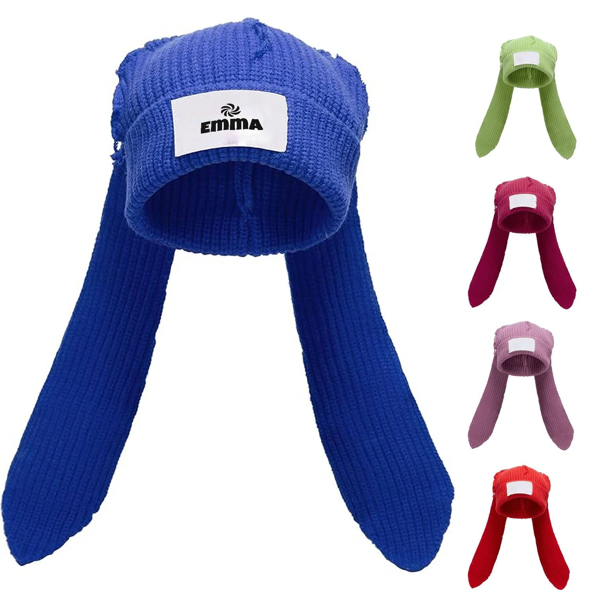 Rabbit ear hat beanie 1