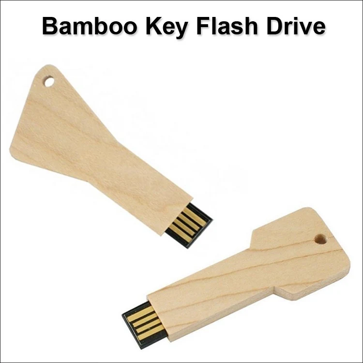 Bamboo Key Flash Drive / USB - 2 GB 1