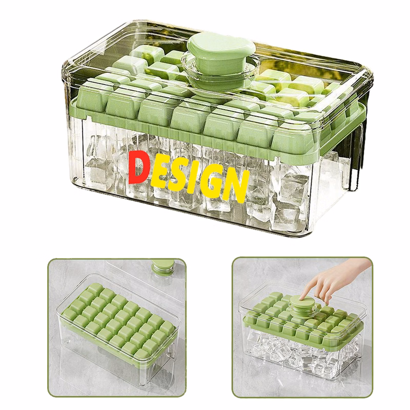 Ice Storage Container with Lid