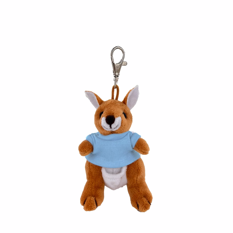 Soft Plush Kangaroo 4" Keychain