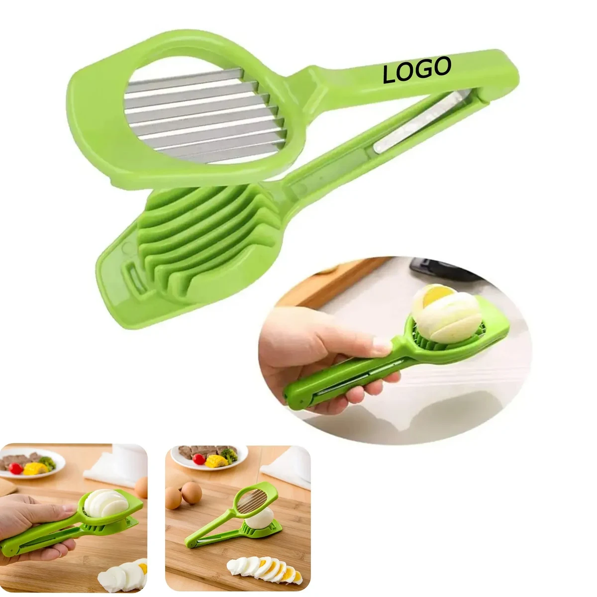 Multifunctional Plastic Egg Slicer 1