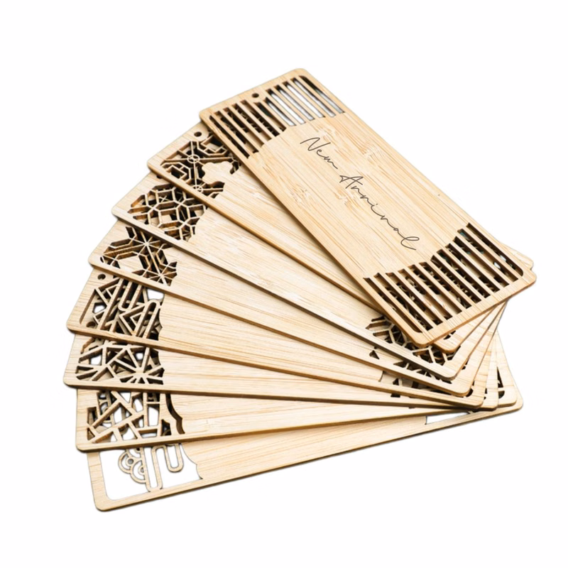 Smooth Bamboo Page Marker?CScratch-Resistant Gift for Readers & Collectors
