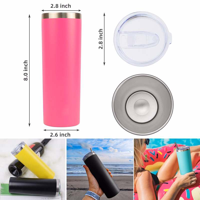 20oz Insulated Travel Water Tumbler Cup