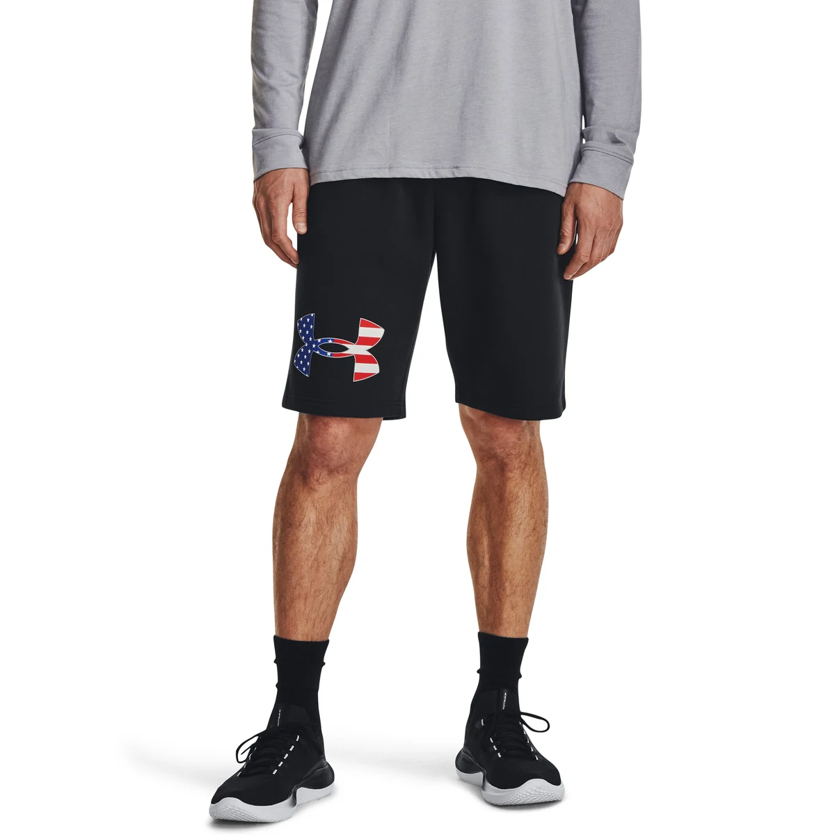 UA Freedom Rival Big Flag Logo Men's 10 Shorts 1