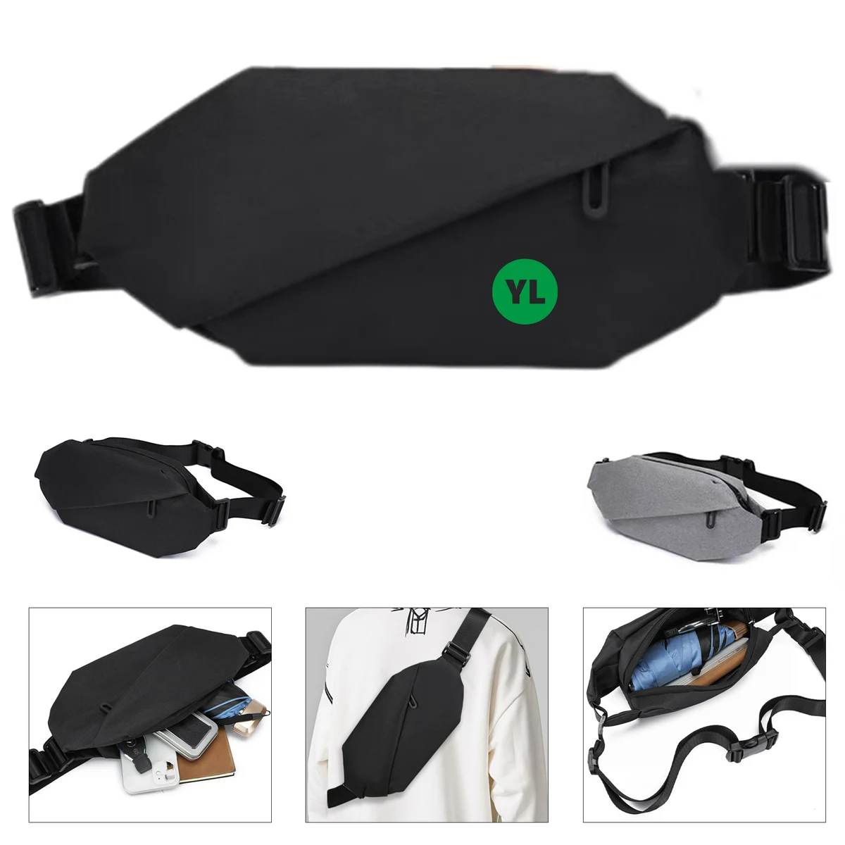 Multi-Compartment Travel Waist Storage Companion 1