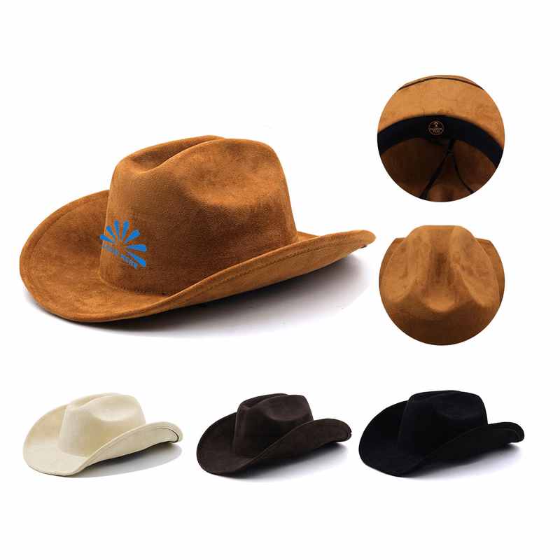 Stylish Suede Western Cowboy Hat