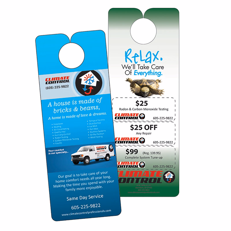 Door Hanger (3 3/8" x 9") Split Hole