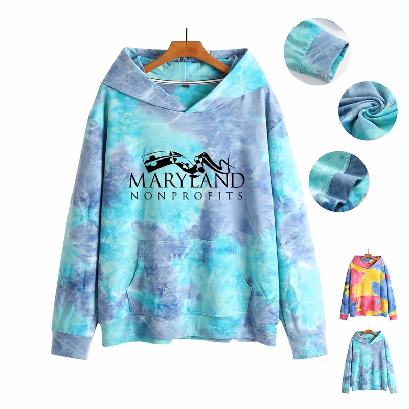 Tie-Dye Hooded Sweatshirt
