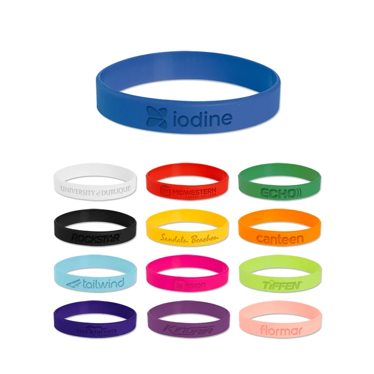 USA Debossed Silicone Bracelet 1