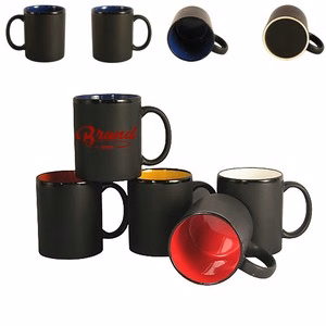 11oz Matte Black Ceramic Mug