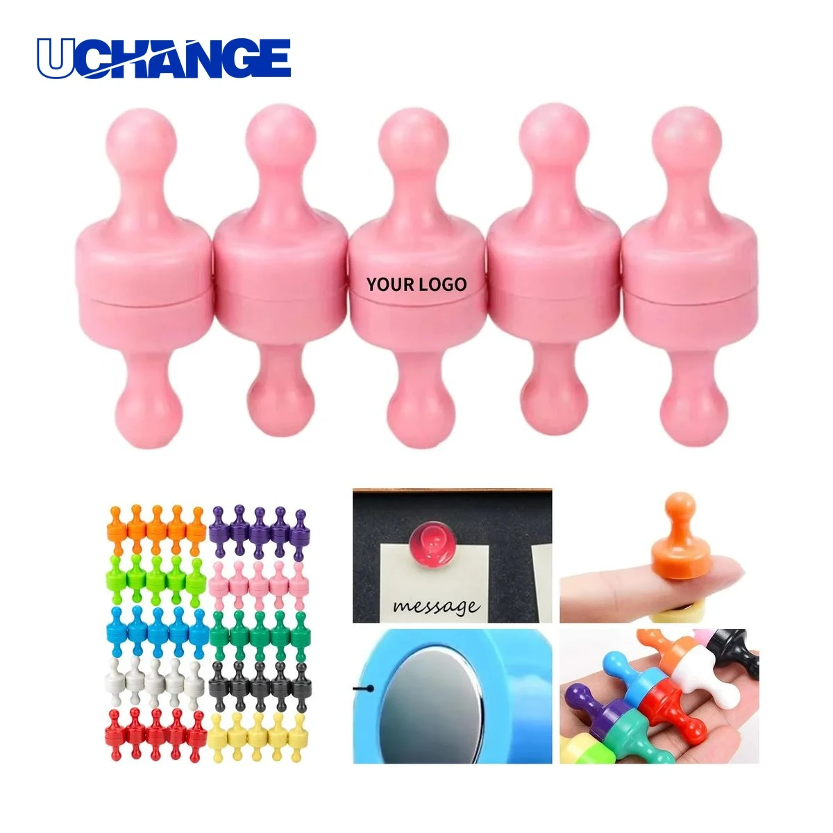 Push Pin Magnet Clip Holder for Notes 1