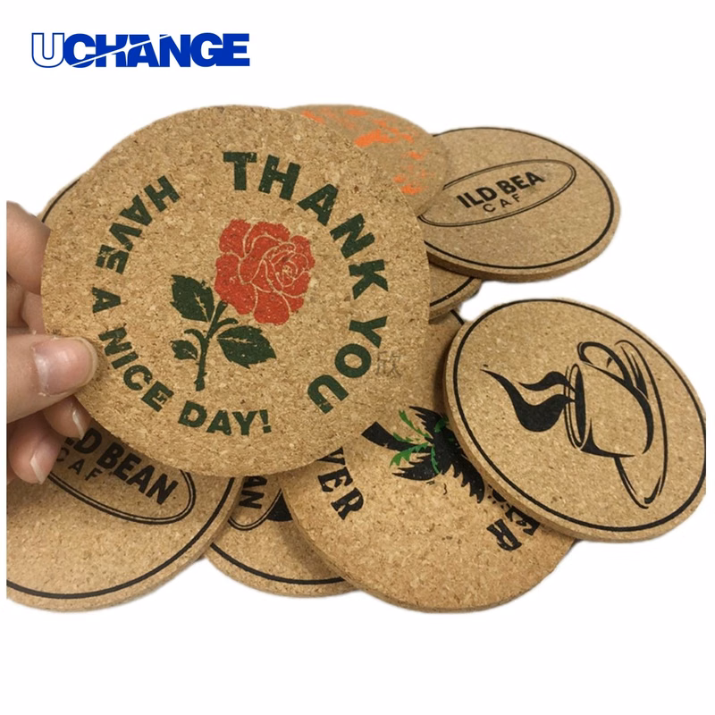 Round Cork Coaster Coffee Mat